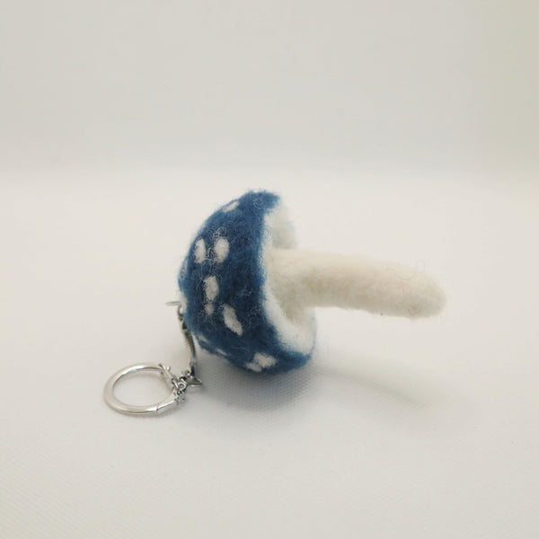 116 - 26 Mushroom Keychains - Elaine Grandon Fibre Arts - Painted Door on Main