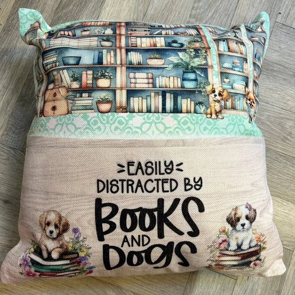 117 - 11 Book Pillows - Wishing Star Designs - Painted Door on Main