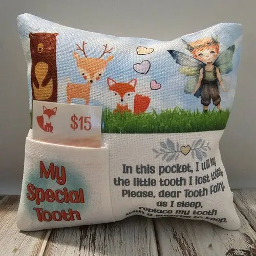 117 - 12 Tooth Fairy Pillows - Wishing Star Designs - Painted Door on Main