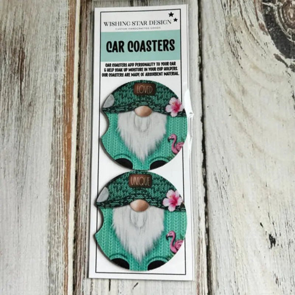 117 - 15 Car Coasters - Wishing Star Designs - Painted Door on Main