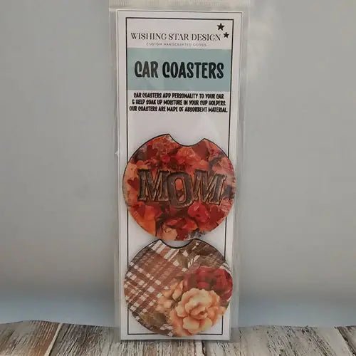 117 - 15 Car Coasters - Wishing Star Designs - Painted Door on Main