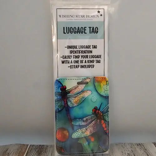 117 - 16 Luggage Tags - Wishing Star Designs - Painted Door on Main