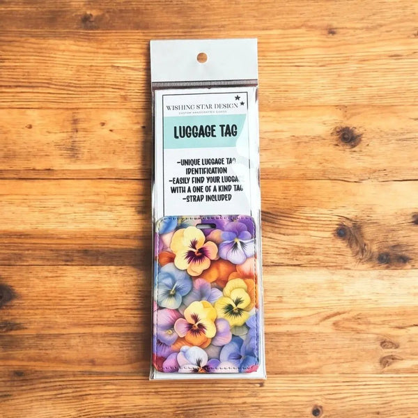 117 - 16 Luggage Tags - Wishing Star Designs - Painted Door on Main