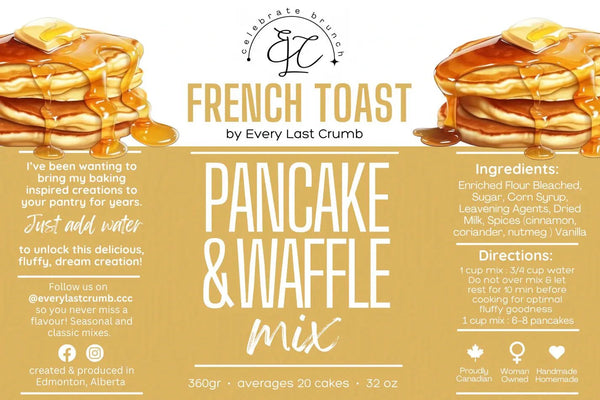 118 - 02 French Toast Pancake/Waffle Mix - Every Last Crumb - Painted Door on Main