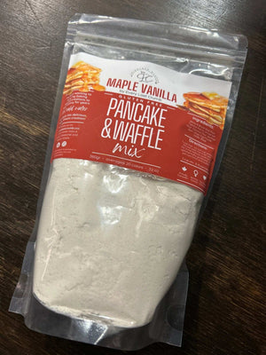 118 - 07 GF Maple Vanilla Pancake/Waffle Mix - Every Last Crumb - Painted Door on Main