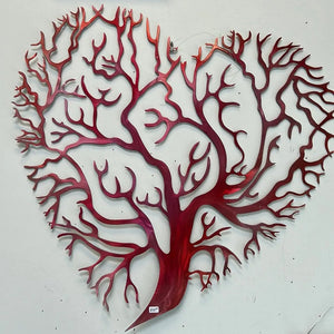 119 - 02 Heart Tree - Just art by Mark - Painted Door on Main