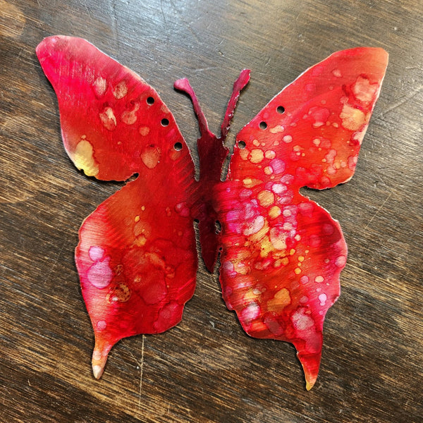 119 - 12 Small Butterfly - Just art by Mark - Painted Door on Main