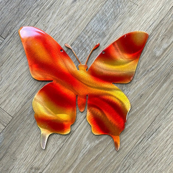 119 - 12 Small Butterfly - Just art by Mark - Painted Door on Main