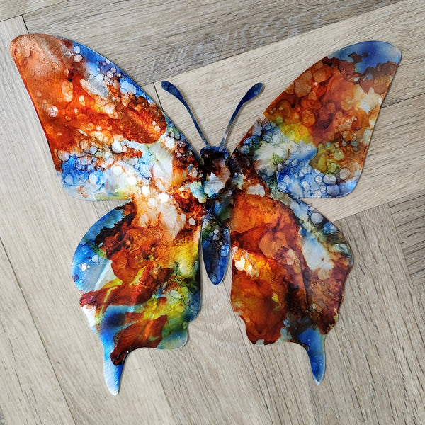 119 - 13 Medium Butterfly - Just art by Mark - Painted Door on Main