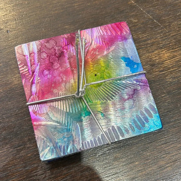 119 - 14 Coaster Sets - Just art by Mark - Painted Door on Main