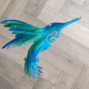 119 - 23 Large Humming Bird - Just art by Mark - Painted Door on Main