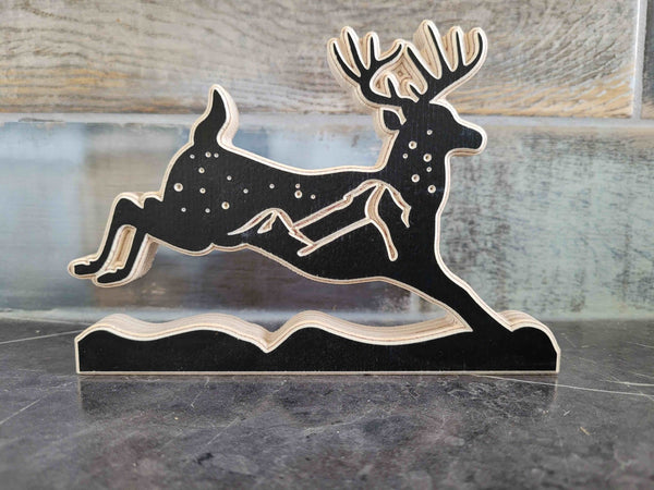 120 - 02 Carved Animal Art (Minis) - KWoodCarve - Painted Door on Main