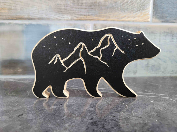 120 - 02 Carved Animal Art (Minis) - KWoodCarve - Painted Door on Main