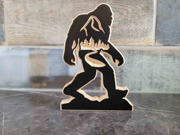 120 - 02 Carved Animal Art (Minis) - KWoodCarve - Painted Door on Main