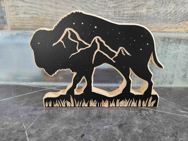 120 - 02 Carved Animal Art (Minis) - KWoodCarve - Painted Door on Main