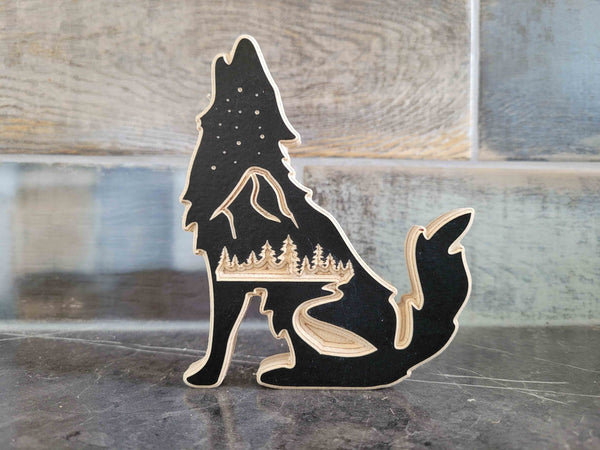 120 - 02 Carved Animal Art (Minis) - KWoodCarve - Painted Door on Main