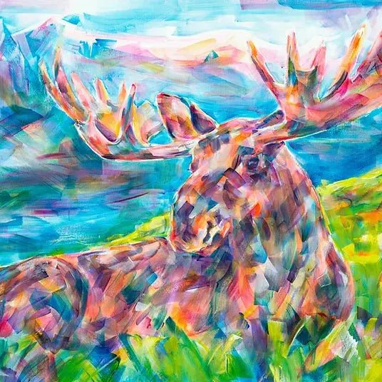 125 - 01 Alberta Themed Art Cards - Brett Heidi Art - Painted Door on Main