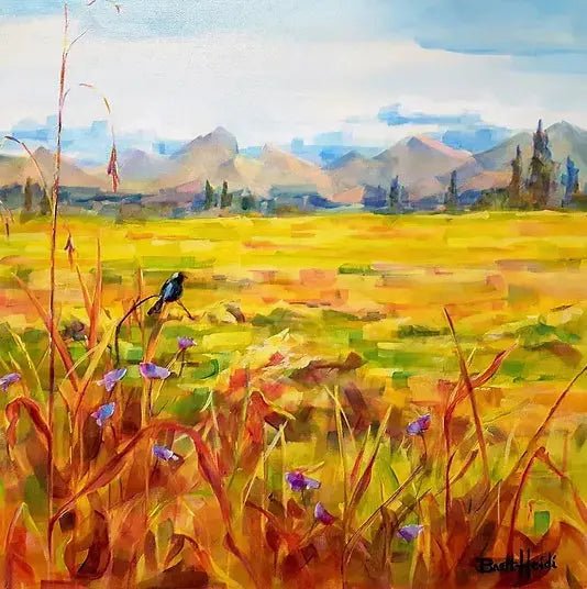 125 - 01 Alberta Themed Art Cards - Brett Heidi Art - Painted Door on Main