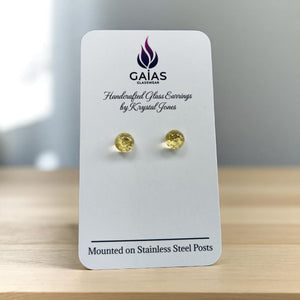 Glass Stud Earrings - Painted Door on Main