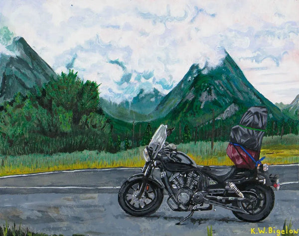 130 - 01 Art Prints 13x19" - Kevin Bigelow Art - Painted Door on Main