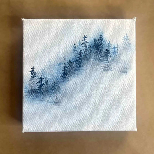 133 - 01 Originals on Canvas 5x5" - Elde Artistry - Painted Door on Main