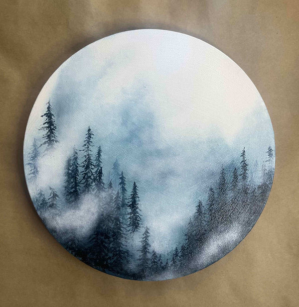 133 - 02 Originals on Canvas 10" - Elde Artistry - Painted Door on Main