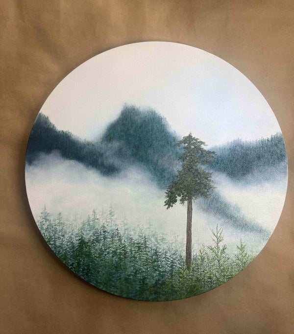 133 - 03 Originals on Canvas 14" - Elde Artistry - Painted Door on Main