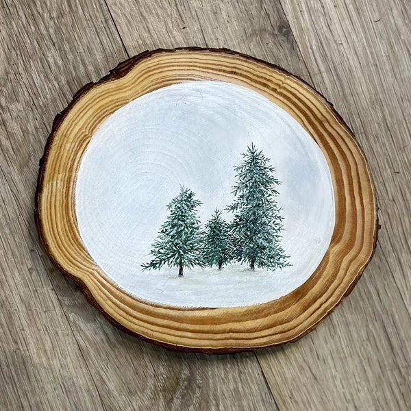 133 - 06 Originals on Wood 6" - Elde Artistry - Painted Door on Main