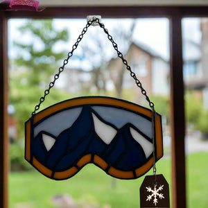 134 - 04 Ski Goggles - Tevlan Glass - Painted Door on Main