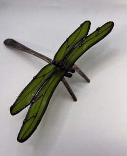 134 - 19 Fork Dragonfly - Tevlan Glass - Painted Door on Main