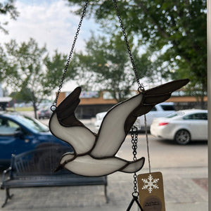 134 - 33 Seagull Suncatchers - Tevlan Glass - Painted Door on Main