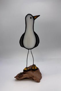 134 - 33 Seagull Suncatchers - Tevlan Glass - Painted Door on Main