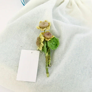 139 - 01 Micro Crochet Brooches - HG Craft - Painted Door on Main