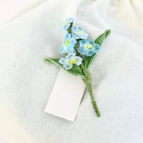 139 - 01 Micro Crochet Brooches - HG Craft - Painted Door on Main