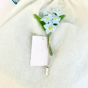 139 - 02 Micro Crochet Lapel Pins - HG Craft - Painted Door on Main