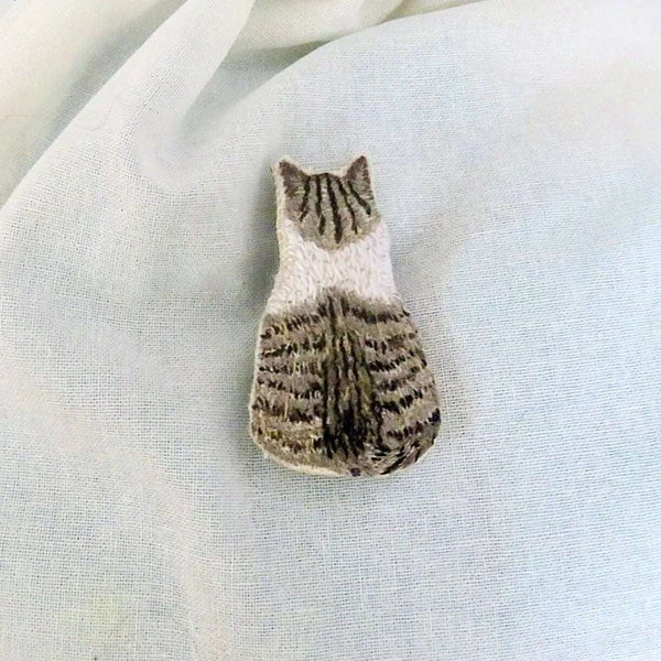 139 - 05 Embroidered Brooches - HG Craft - Painted Door on Main