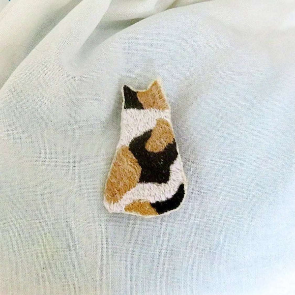 139 - 05 Embroidered Brooches - HG Craft - Painted Door on Main