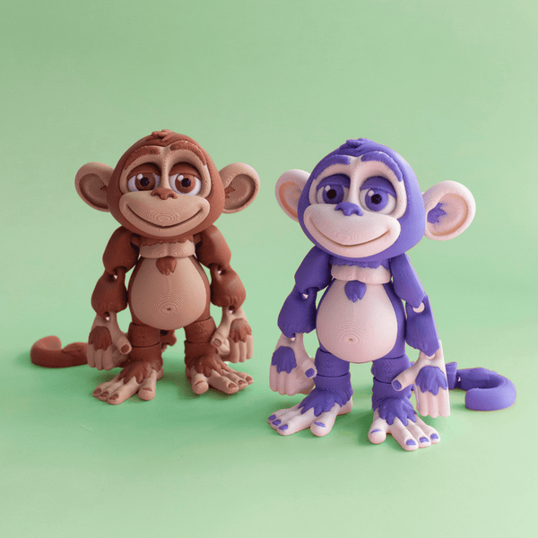 140 - 015 3D Printed Monkey - Layer Slayerz - Painted Door on Main