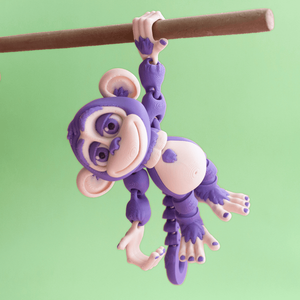 140 - 015 3D Printed Monkey - Layer Slayerz - Painted Door on Main