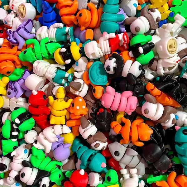 140 - 10 3D Printed Pocket Pals - Layer Slayerz - Painted Door on Main