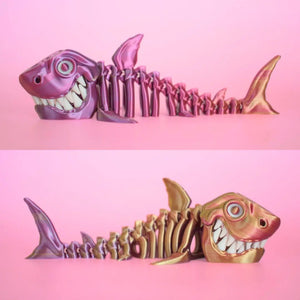 140 - 20 3D Printed Flexi Sharkz - Layer Slayerz - Painted Door on Main