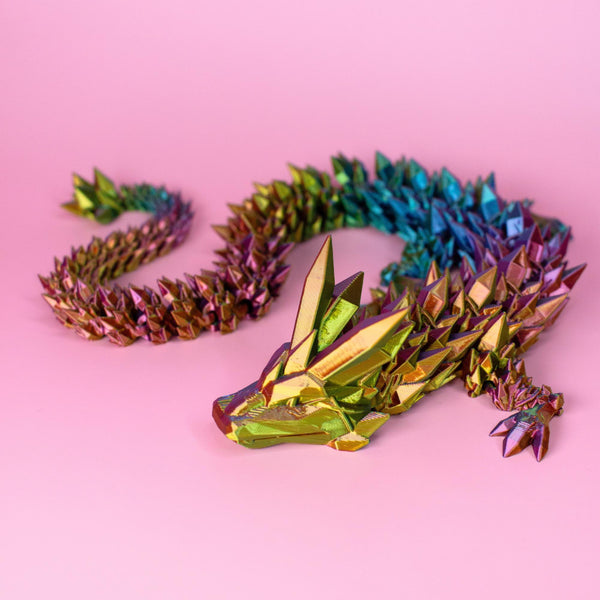 140 - 21 3D Printed Crystal Dragon - Layer Slayerz - Painted Door on Main