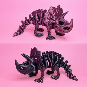 140 - 22 3D Printed Giant Triceratops - Layer Slayerz - Painted Door on Main