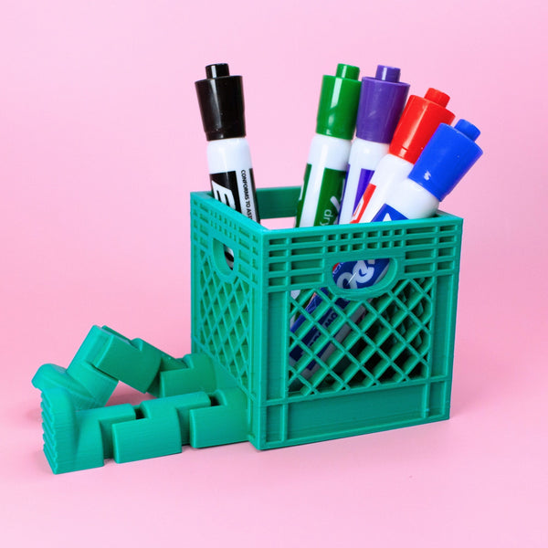 140 - 25 3D Printed Leggy Crate - Layer Slayerz - Painted Door on Main