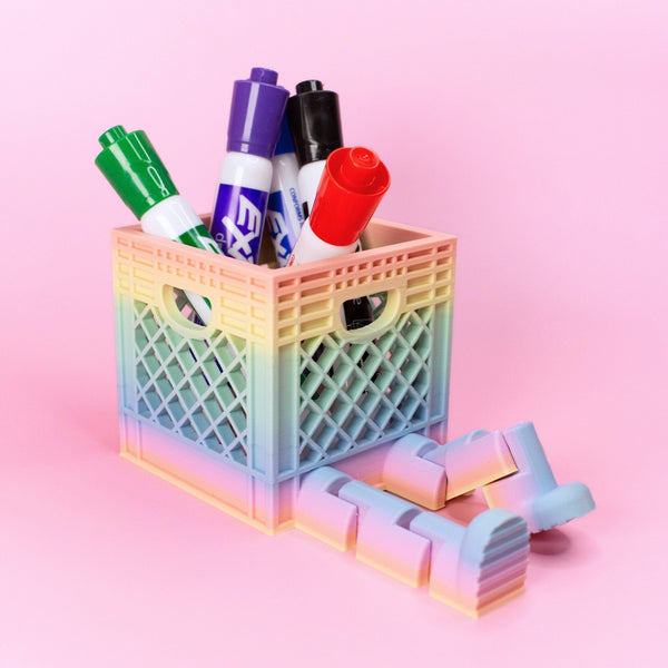 140 - 25 3D Printed Leggy Crate - Layer Slayerz - Painted Door on Main