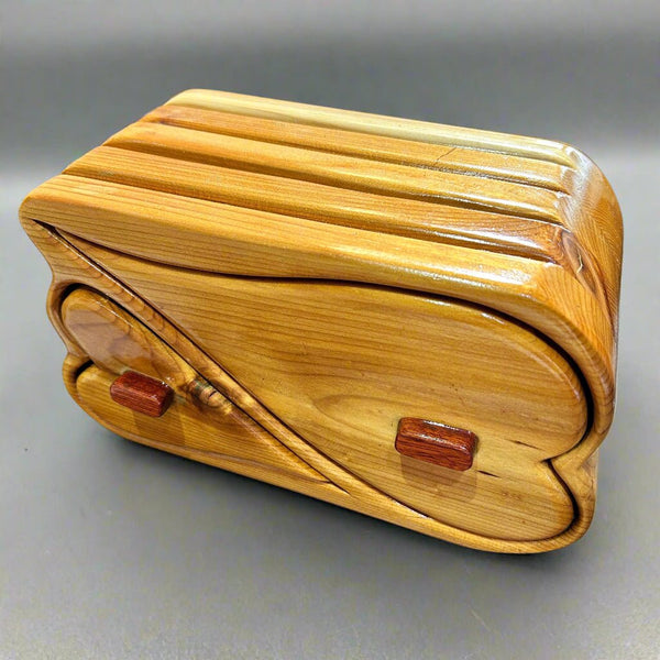 142 - 01 Wood Jewelry Boxes - Larry Collicutt - Painted Door on Main