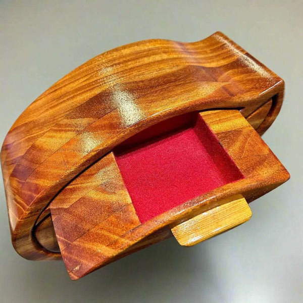 142 - 01 Wood Jewelry Boxes - Larry Collicutt - Painted Door on Main