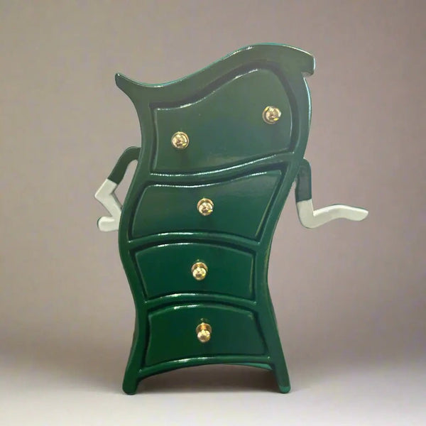 142 - 01 Wood Jewelry Boxes - Larry Collicutt - Painted Door on Main