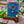 Wood Fairy Doors - Larry Collicutt - Painted Door on Main