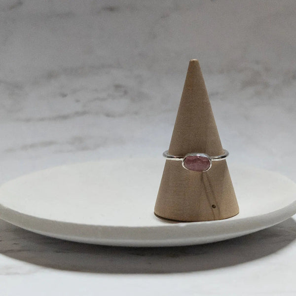 143 - 53 Pink Tourmaline Ring - Peaks to Prairies Handmade - Painted Door on Main
